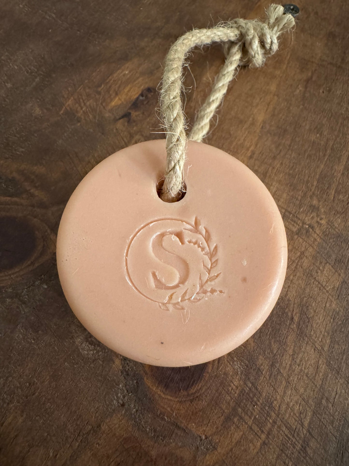 Pink Bliss Soap on rope