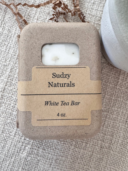 Our White Tea Sudzy Box Bar